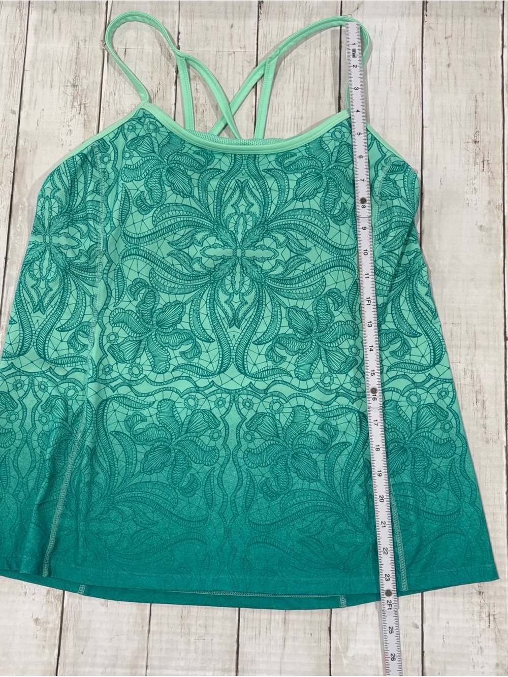 Athleta Cami Strappy Tank Top XL Harmonious Green - Picture 13 of 15